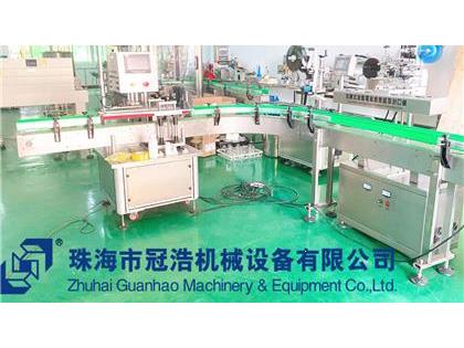 旋蓋機(jī)，鋁箔封口機(jī)，貼標(biāo)機(jī)，噴碼機(jī)，整套生產(chǎn)線已完成生產(chǎn)送貨至客戶公司